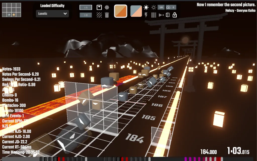 ChroMapper editor preview